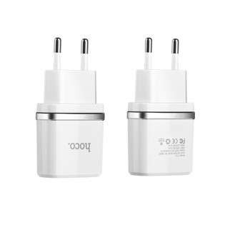 МЗП Hoco C12 Dual USB Charger 2.4A Білий - Інтернет-магазин спільних покупок ToGether