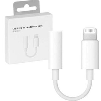 Адаптер для Apple Lightning to 3.5mm Headphone Jack (ААА) Білий - Інтернет-магазин спільних покупок ToGether