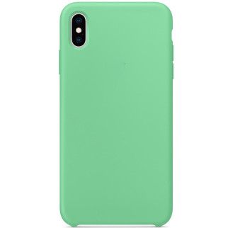 Чохол Silicone case (AAA) для Apple iPhone XS Max (6.5") Зелений / Spearmint - Інтернет-магазин спільних покупок ToGether