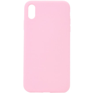 Чохол Silicone Case Full Protective (AA) для Apple iPhone X (5.8") / XS (5.8") Рожевий / Light pink - Інтернет-магазин спільних покупок ToGether