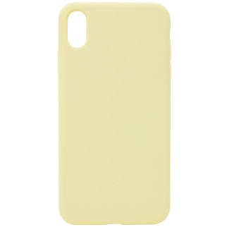 Чохол Silicone Case Full Protective (AA) для Apple iPhone X (5.8") / XS (5.8") Жовтий / Mellow Yellow - Інтернет-магазин спільних покупок ToGether