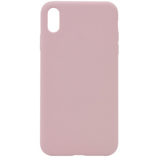 Чохол Silicone Case Full Protective (AA) для Apple iPhone X (5.8") / XS (5.8") Рожевий / Pink Sand - Інтернет-магазин спільних покупок ToGether