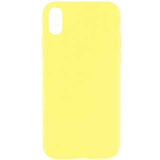 Чохол Silicone Case Full Protective (AA) для Apple iPhone X (5.8") / XS (5.8") Жовтий / Yellow - Інтернет-магазин спільних покупок ToGether