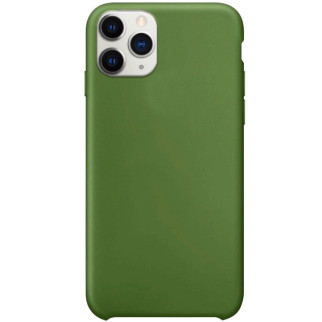Чохол Silicone Case (AA) для Apple iPhone 11 Pro Max (6.5") Зелений / Army green - Інтернет-магазин спільних покупок ToGether
