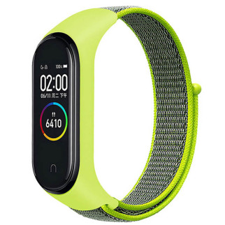 Ремінець Nylon для Xiaomi Mi Band 3/4/5/6/7 Жовтий - Інтернет-магазин спільних покупок ToGether