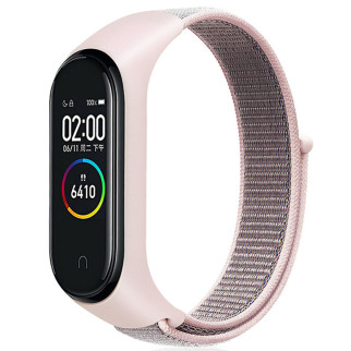 Ремінець Nylon для Xiaomi Mi Band 3/4/5/6/7 Рожевий - Інтернет-магазин спільних покупок ToGether