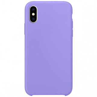 Чохол Silicone Case without Logo (AA) для Apple iPhone XS Max (6.5") Бузковий / Dasheen - Інтернет-магазин спільних покупок ToGether