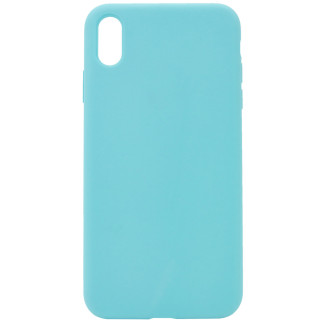 Чохол Silicone Case Full Protective (AA) для Apple iPhone XS Max (6.5") Бірюзовий / Marine Green - Інтернет-магазин спільних покупок ToGether