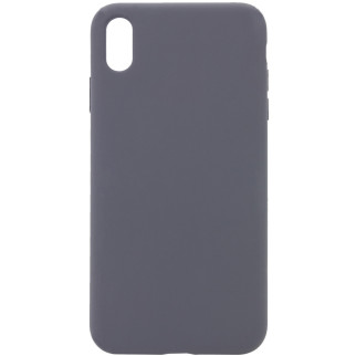 Чохол Silicone Case Full Protective (AA) для Apple iPhone XS Max (6.5") Сірий / Dark Grey - Інтернет-магазин спільних покупок ToGether