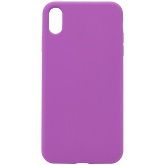 Чохол Silicone Case Full Protective (AA) для Apple iPhone XS Max (6.5") Фіолетовий / Grape - Інтернет-магазин спільних покупок ToGether