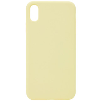 Чохол Silicone Case Full Protective (AA) для Apple iPhone XS Max (6.5") Жовтий / Mellow Yellow - Інтернет-магазин спільних покупок ToGether