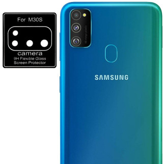 Гнучке захисне скло 0.18mm на камеру (тех.пак) для Samsung Galaxy M30s Чорний - Інтернет-магазин спільних покупок ToGether