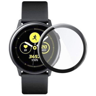 Полімерна плівка 3D (full glue) (тех.пак) для Samsung Galaxy Watch Active 2 40mm Чорний - Інтернет-магазин спільних покупок ToGether