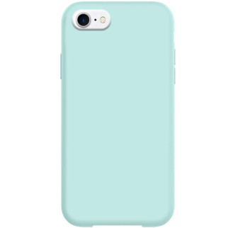 Чохол Silicone Case Full Protective (AA) для Apple iPhone SE (2020) Бірюзовий / Turquoise - Інтернет-магазин спільних покупок ToGether