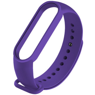 Силіконовий ремінець для Xiaomi Mi Band 5 / 6 Фіолетовий / Purple - Інтернет-магазин спільних покупок ToGether