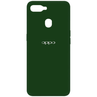 Чохол Silicone Cover My Color Full Protective (A) для Oppo A5s / Oppo A12 Зелений / Dark green - Інтернет-магазин спільних покупок ToGether