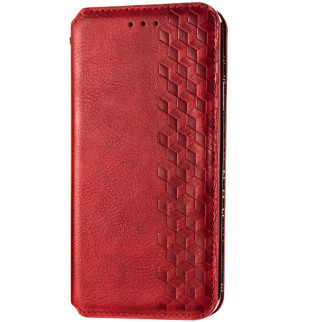 Шкіряний чохол книжка GETMAN Cubic (PU) для Xiaomi Mi 10 Lite Червоний - Інтернет-магазин спільних покупок ToGether