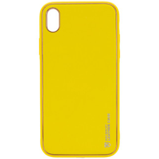 Шкіряний чохол Xshield для Apple iPhone X / XS (5.8") Жовтий / Yellow - Інтернет-магазин спільних покупок ToGether