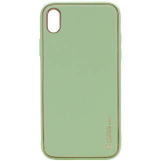 Шкіряний чохол Xshield для Apple iPhone X / XS (5.8") Зелений / Pistachio - Інтернет-магазин спільних покупок ToGether