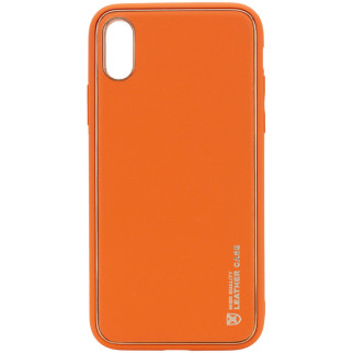 Шкіряний чохол Xshield для Apple iPhone XR (6.1") Помаранчевий / Apricot - Інтернет-магазин спільних покупок ToGether