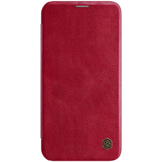 Шкіряний чохол (книжка) Nillkin Qin Series для Apple iPhone 12 Pro Max (6.7") Червоний - Інтернет-магазин спільних покупок ToGether
