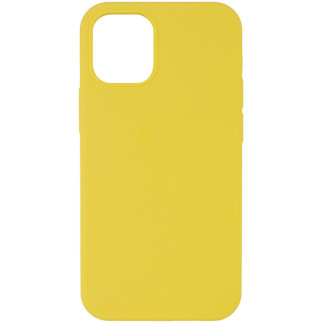 Чохол Silicone Case Full Protective (AA) для Apple iPhone 12 Pro / 12 (6.1") Жовтий / Yellow - Інтернет-магазин спільних покупок ToGether
