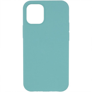 Чохол Silicone Case Full Protective (AA) для Apple iPhone 12 Pro / 12 (6.1") Бірюзовий / Marine Green - Інтернет-магазин спільних покупок ToGether