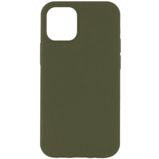 Чохол Silicone Case Full Protective (AA) для Apple iPhone 12 Pro Max (6.7") Зелений / Dark Olive - Інтернет-магазин спільних покупок ToGether