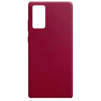 Силіконовий чохол Candy для Samsung Galaxy Note 20 Бордовий - Інтернет-магазин спільних покупок ToGether