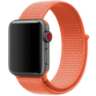 Ремінець Nylon для Apple watch 42mm/44mm/45mm/49mm Помаранчевий / Orange - Інтернет-магазин спільних покупок ToGether
