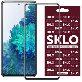 Захисне скло SKLO 3D для Samsung Galaxy S20 FE Чорний - Інтернет-магазин спільних покупок ToGether