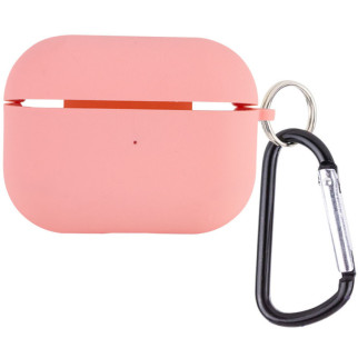Силіконовий футляр з мікрофіброю для навушників Airpods Pro Рожевий / Pink - Інтернет-магазин спільних покупок ToGether