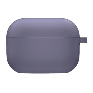 Силіконовий футляр з мікрофіброю для навушників Airpods Pro Сірий / Lavender Gray - Інтернет-магазин спільних покупок ToGether