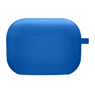 Силіконовий футляр з мікрофіброю для навушників Airpods Pro Синій / Royal blue - Інтернет-магазин спільних покупок ToGether