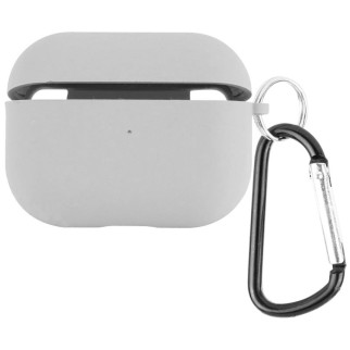 Силіконовий футляр з мікрофіброю для навушників Airpods Pro Сірий / Stone - Інтернет-магазин спільних покупок ToGether