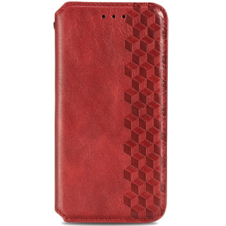 Шкіряний чохол книжка GETMAN Cubic (PU) для Samsung Galaxy S20 FE Червоний - Інтернет-магазин спільних покупок ToGether