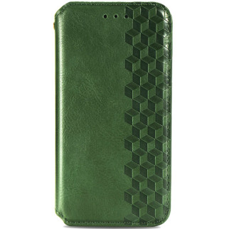 Шкіряний чохол книжка GETMAN Cubic (PU) для Xiaomi Poco X3 NFC / Poco X3 Pro Зелений - Інтернет-магазин спільних покупок ToGether