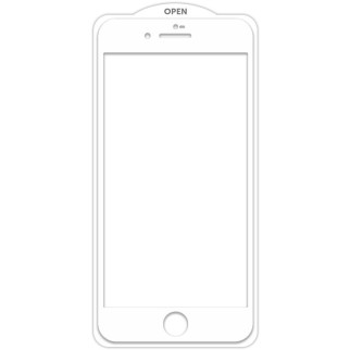 Захисне скло SKLO 5D (тех.пак) для Apple iPhone 7 plus / 8 plus (5.5") Білий / Біла підкладка - Інтернет-магазин спільних покупок ToGether