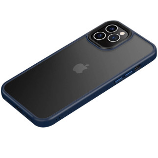 TPU+PC чохол Metal Buttons для Apple iPhone 12 Pro / 12 (6.1") Синій - Інтернет-магазин спільних покупок ToGether