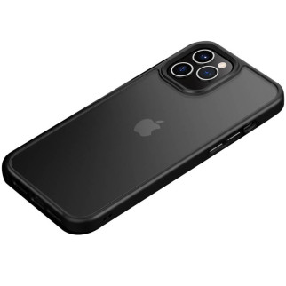 TPU+PC чохол Metal Buttons для Apple iPhone 12 Pro / 12 (6.1") Чорний - Інтернет-магазин спільних покупок ToGether