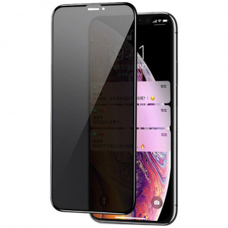 Захисне скло Privacy 5D Matte (тех.пак) для Apple iPhone 11 / XR (6.1") Чорний - Інтернет-магазин спільних покупок ToGether