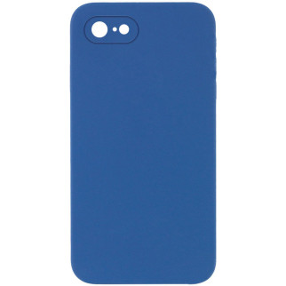 Чохол Silicone Case Square Full Camera Protective (AA) для Apple iPhone 6/6s (4.7") Синій / Navy blue - Інтернет-магазин спільних покупок ToGether