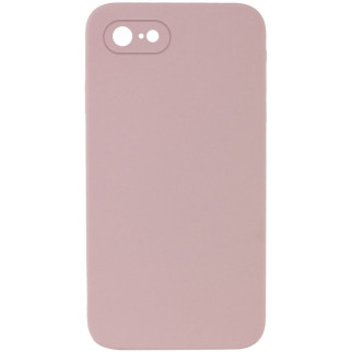 Чохол Silicone Case Square Full Camera Protective (AA) для Apple iPhone 6/6s (4.7") Рожевий / Pink Sand - Інтернет-магазин спільних покупок ToGether