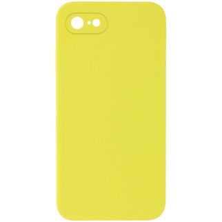 Чохол Silicone Case Square Full Camera Protective (AA) для Apple iPhone 6/6s (4.7") Жовтий / Bright Yellow - Інтернет-магазин спільних покупок ToGether