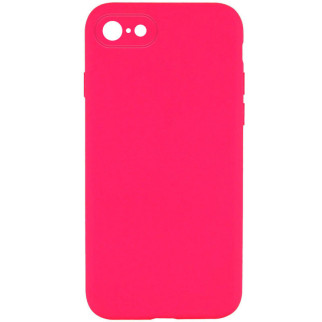 Чохол Silicone Case Square Full Camera Protective (AA) для Apple iPhone 6/6s (4.7") Рожевий / Barbie pink - Інтернет-магазин спільних покупок ToGether