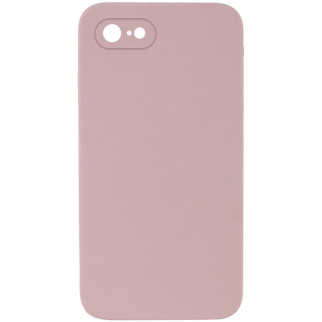 Чохол Silicone Case Square Full Camera Protective (AA) для Apple iPhone 7 / 8 / SE (2020) (4.7") Рожевий / Pink Sand - Інтернет-магазин спільних покупок ToGether
