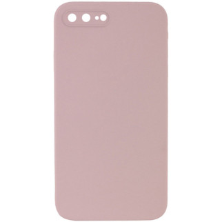 Чохол Silicone Case Square Full Camera Protective (AA) для Apple iPhone 7 plus / 8 plus (5.5") Рожевий / Pink Sand - Інтернет-магазин спільних покупок ToGether