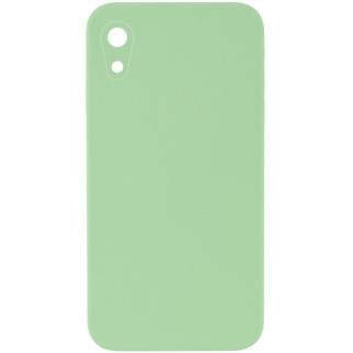 Чохол Silicone Case Square Full Camera Protective (AA) для Apple iPhone XR (6.1") М'ятний / Mint - Інтернет-магазин спільних покупок ToGether