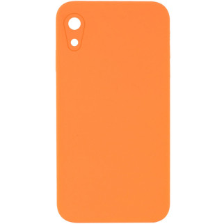 Чохол Silicone Case Square Full Camera Protective (AA) для Apple iPhone XR (6.1") Помаранчевий / Papaya - Інтернет-магазин спільних покупок ToGether