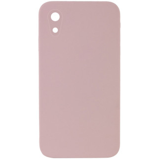 Чохол Silicone Case Square Full Camera Protective (AA) для Apple iPhone XR (6.1") Рожевий / Pink Sand - Інтернет-магазин спільних покупок ToGether